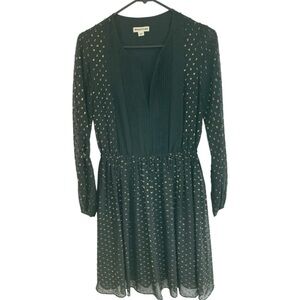 Whistles Eva Gold Fleck Dress